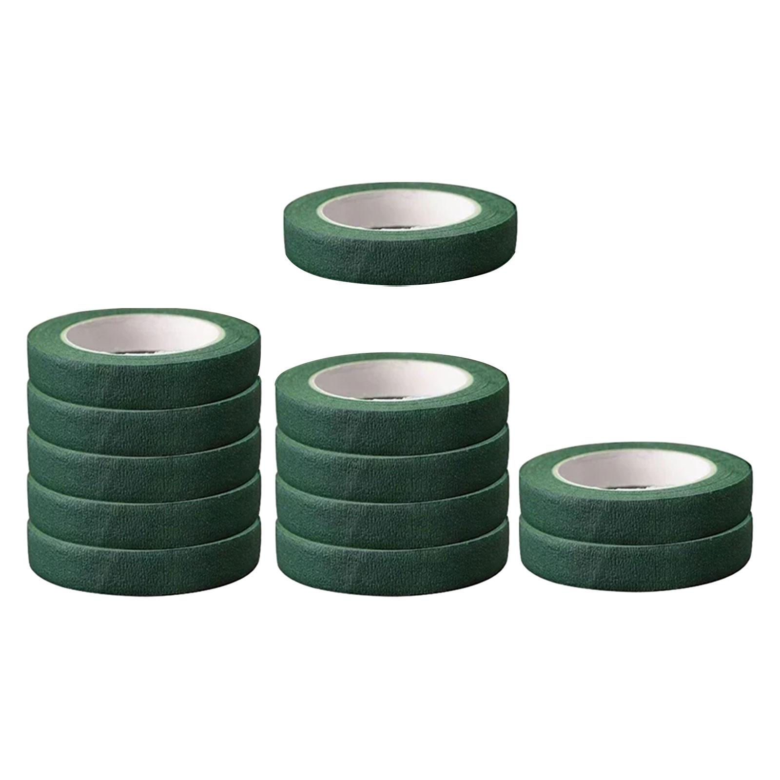 12巻のフローラルテープ、ダークグリーンのフラワーテープ、D - Floral Tape Green のレビューと価格