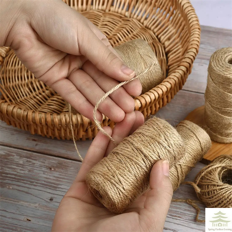 50/100メートル 2mm 天然ジュートロープ ストリング - Twine Jute Natural のレビューと価格