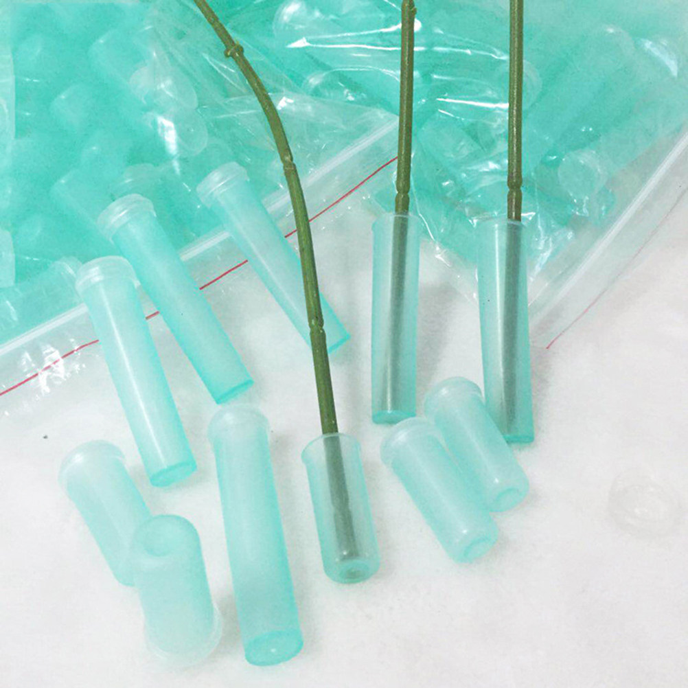 20本入り花用保水チューブ スカイブルー 漏れ防止 生花を鮮 - Florist Supply Shop のレビューと価格