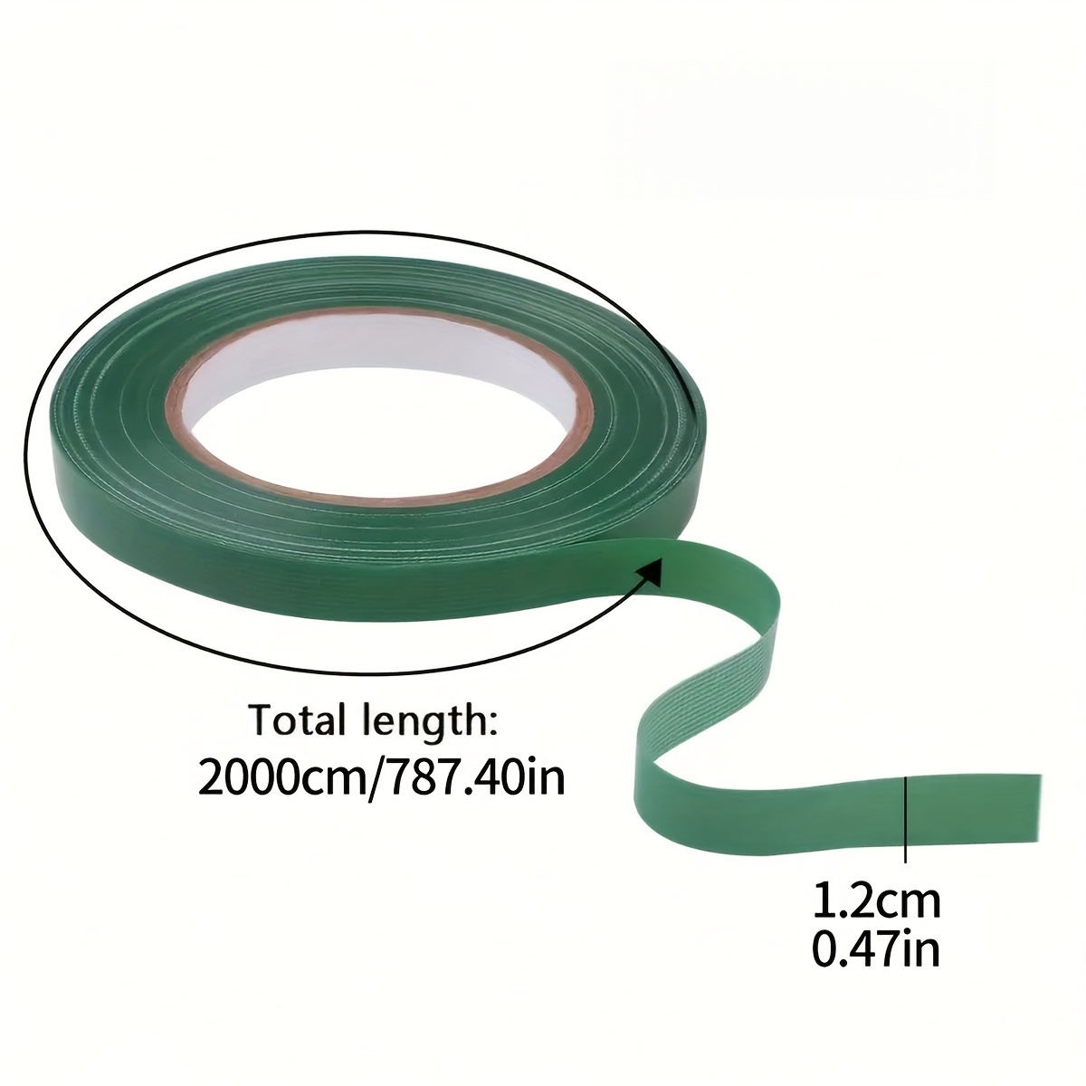 花柄の緑色の紙テープ、DIY手作り花柄テープ、自己粘着性の花 - Floral Tape Green のレビューと価格