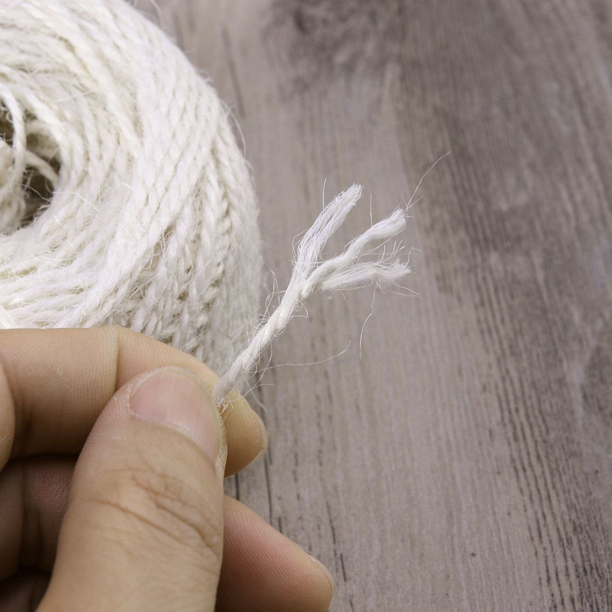 クリーミーホワイトのジュートロープ、天然麻ひも、DIYクラフ - Twine Jute Natural のレビューと価格