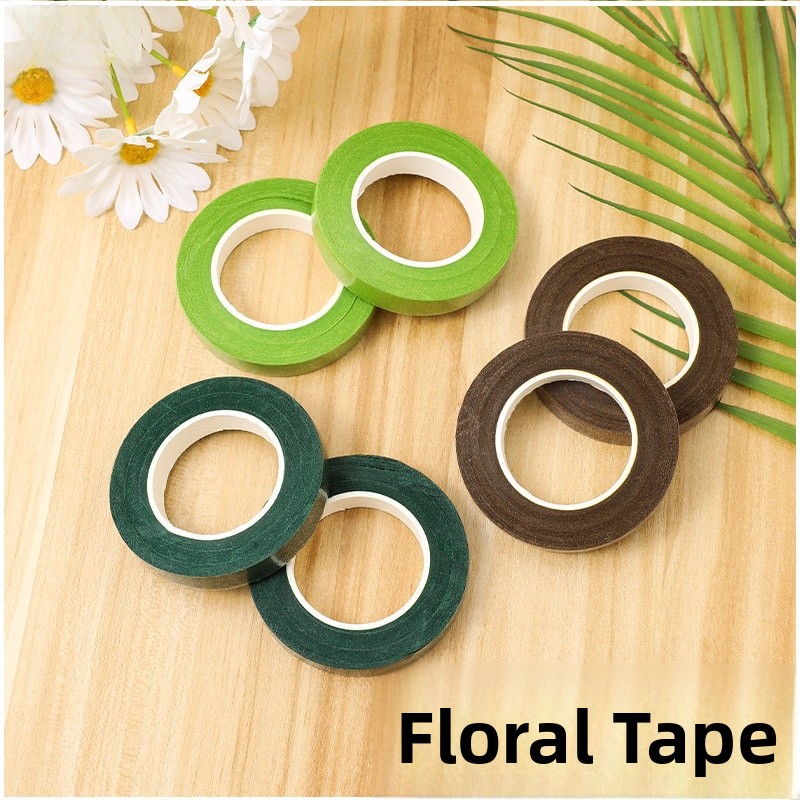 手作り花束テープツイストスティック No.2 フラワーポール - Floral Tape Green のレビューと価格