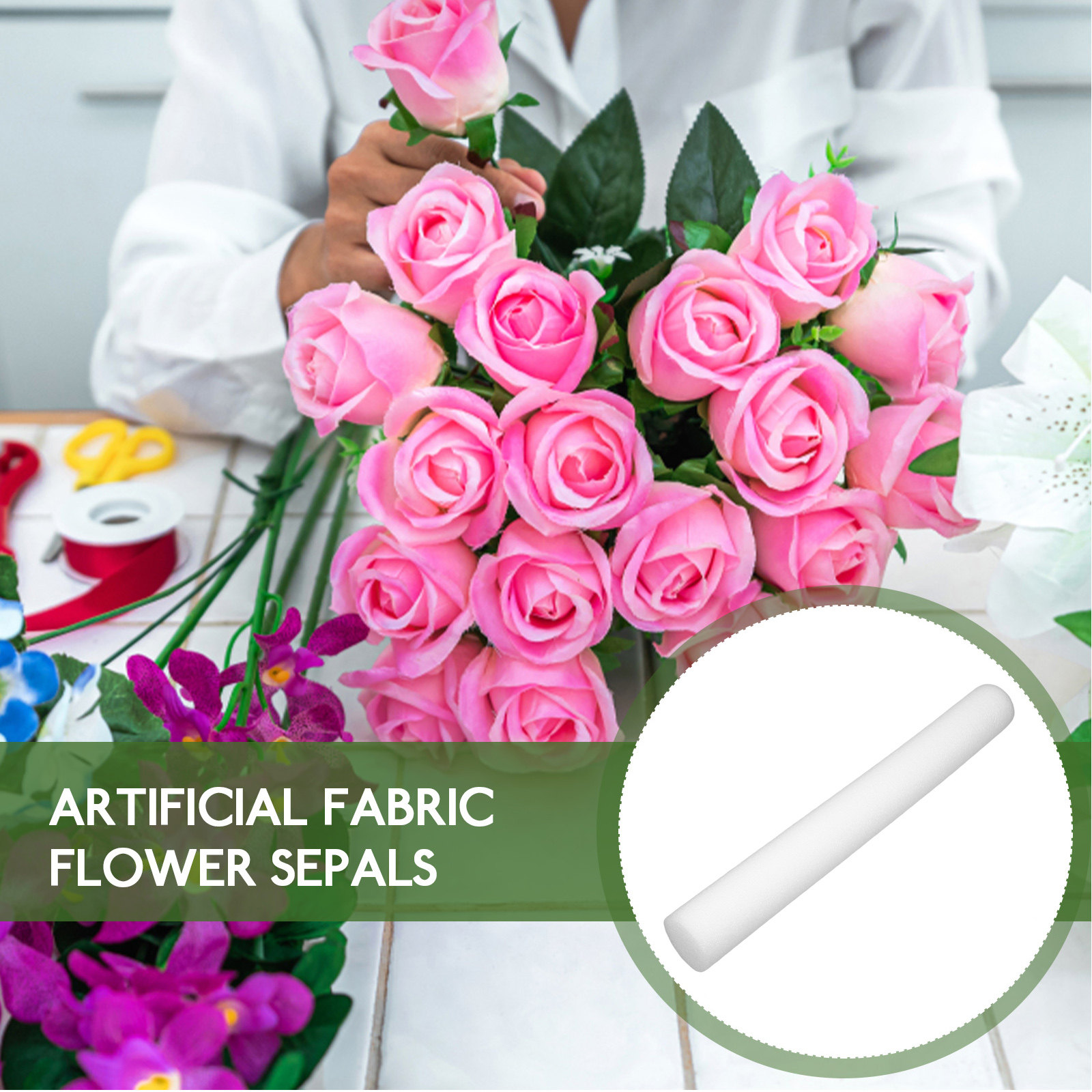 5本入り 40cm フォームロッド 花飾り用 白色フォームシ - Florist Supply Shop のレビューと価格