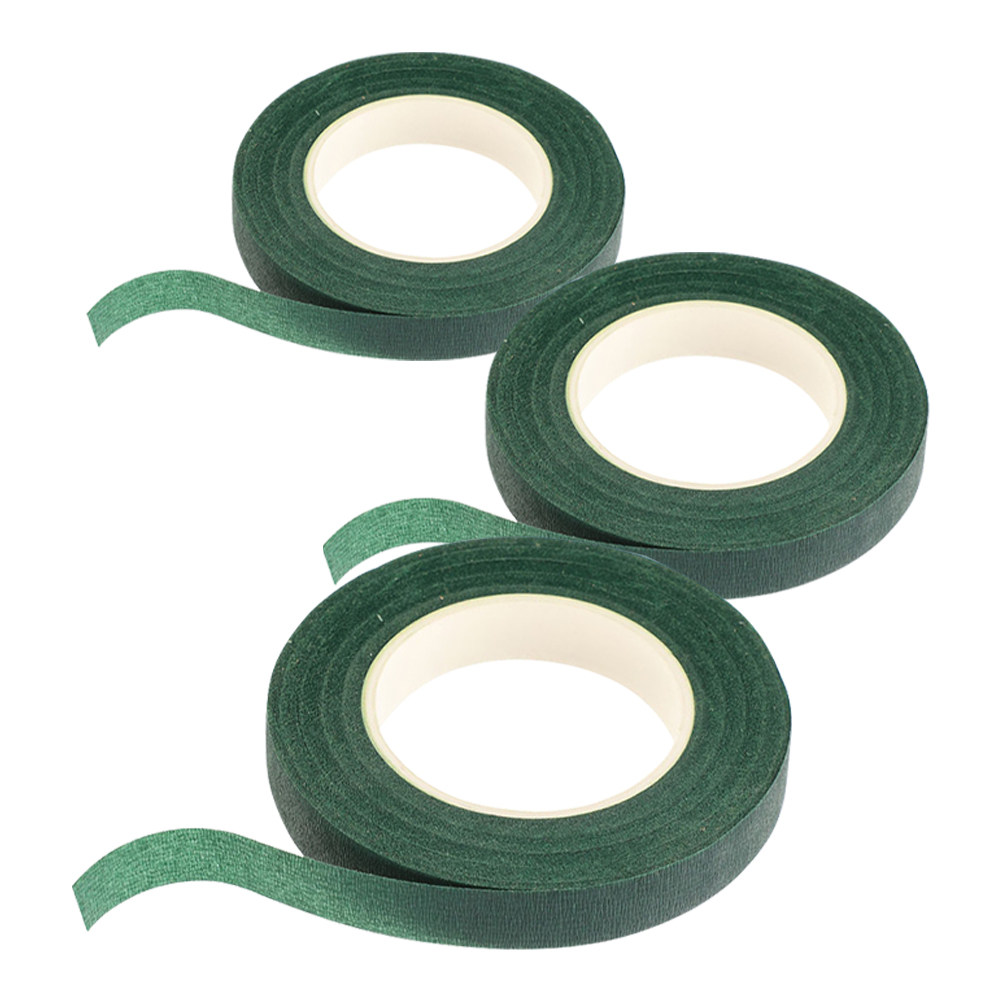 3個入りグリーンフローラルテープ、ブーケ、リース、フラワーア - Floral Tape Green のレビューと価格