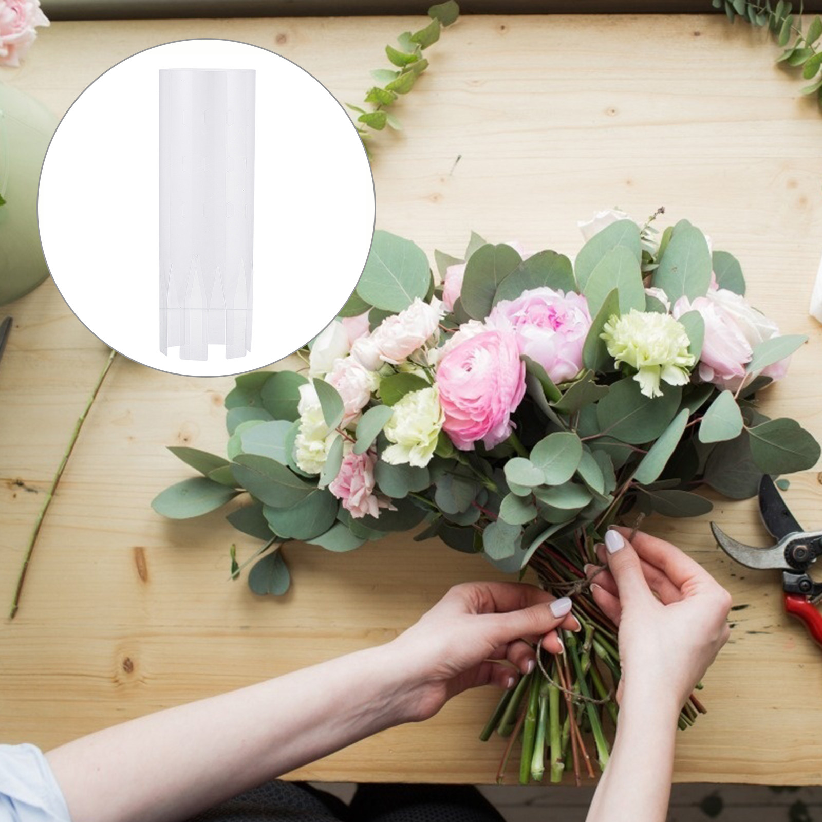 10個入りプラスチック製ブーケホルダーベース DIYフラワー - Florist Supply Shop のレビューと価格