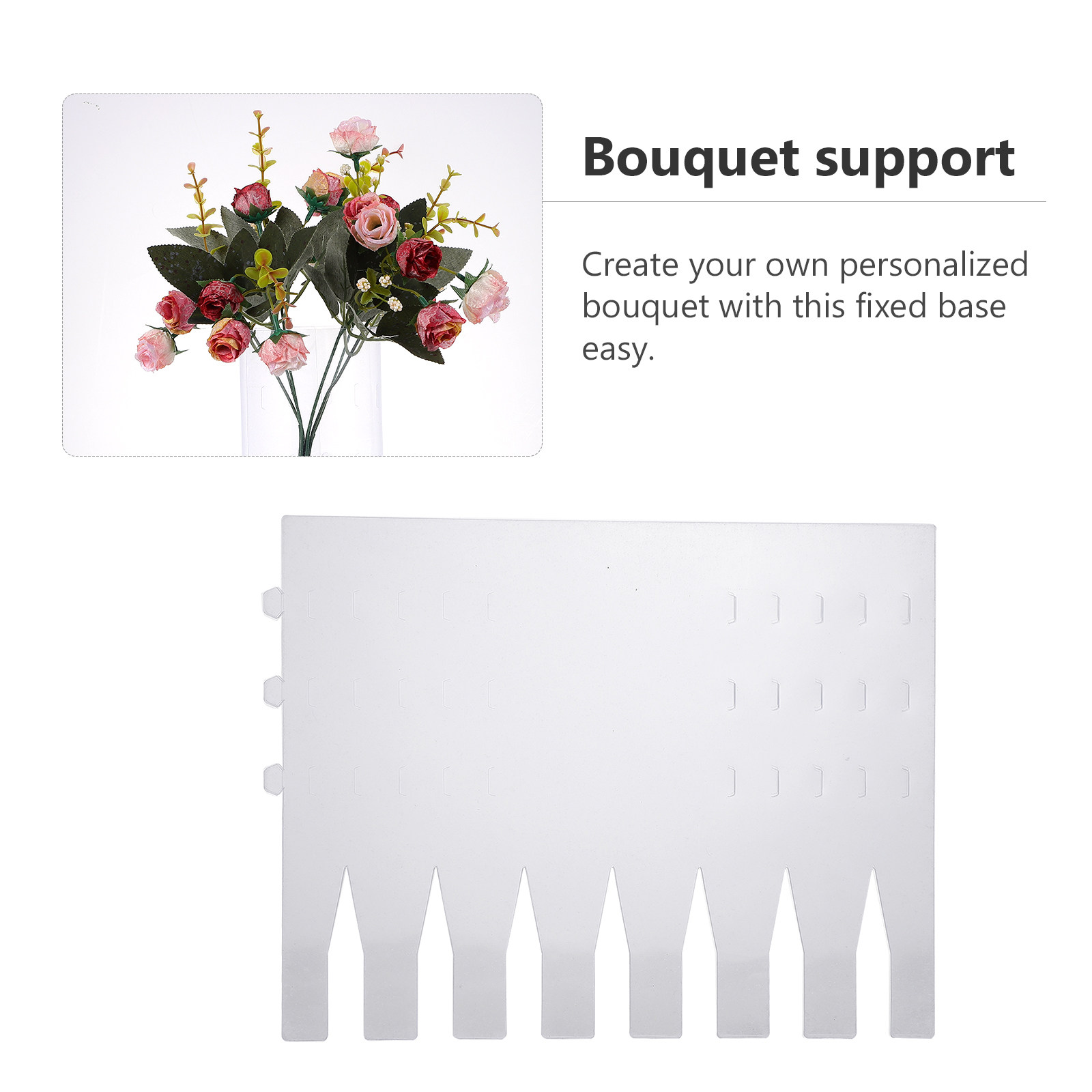 10個入りプラスチック製ブーケホルダーベース DIYフラワー - Florist Supply Shop のレビューと価格