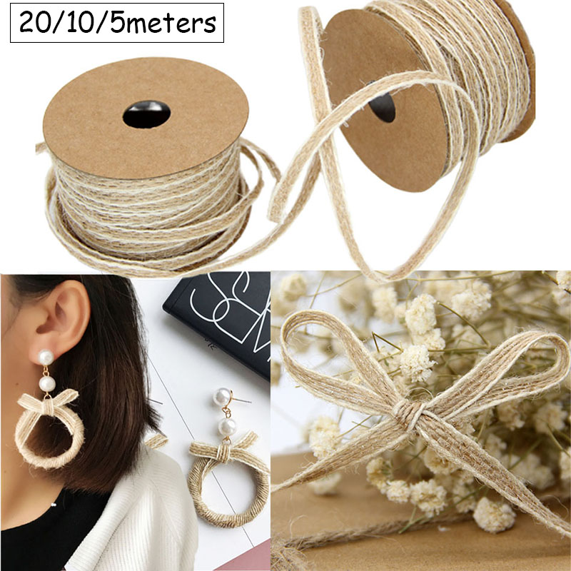 20/10/5 メートル天然ジュートロープコードストリング麻 - Twine Jute Natural のレビューと価格