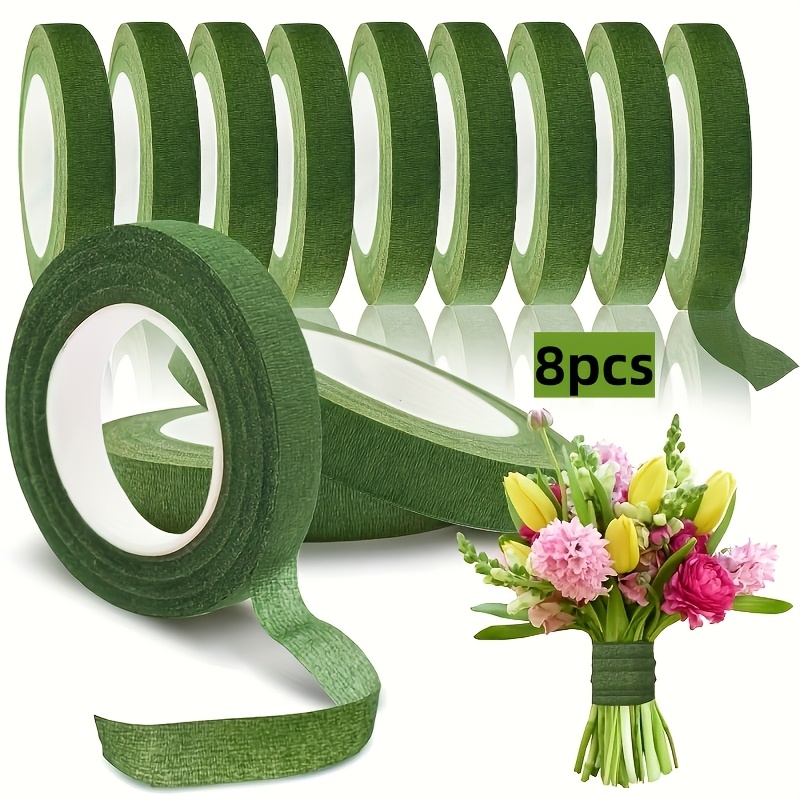 1. 8 個グリーン自己粘着花柄テープ耐久性のある花束結婚式 - Floral Tape Green のレビューと価格