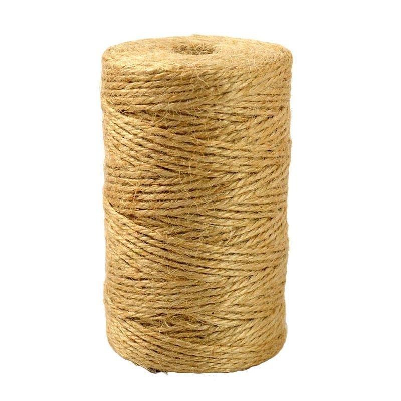ジュート麻ひも 100M 天然サイザル麻 2mm ラップ ウ - Twine Jute Natural のレビューと価格