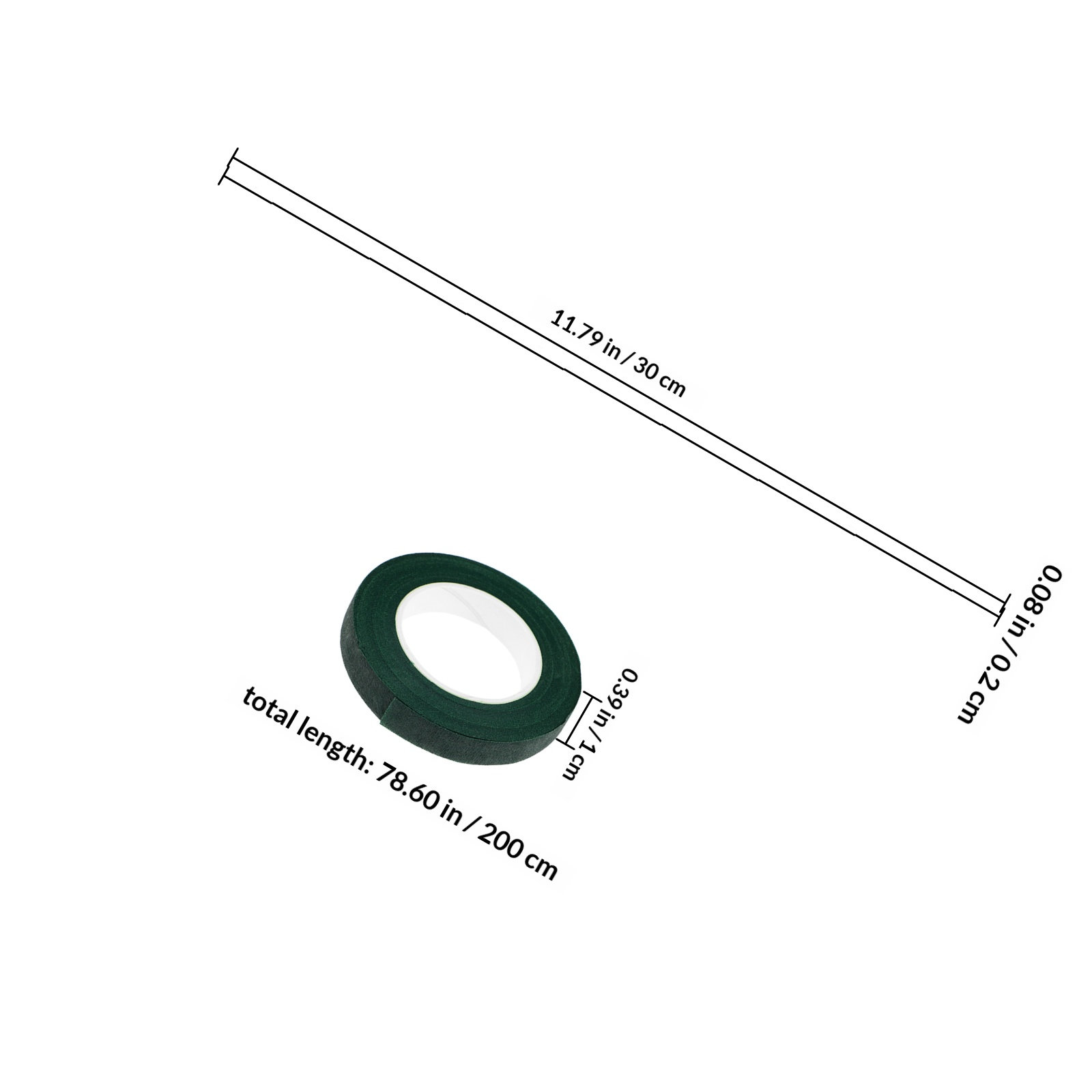 1セット フローラルテープとワイヤーキット グリーンフレキシ - Floral Tape Green のレビューと価格